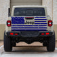 Distressed American Flag Vinyl Decal for Jeep Gladiator Tailgate
