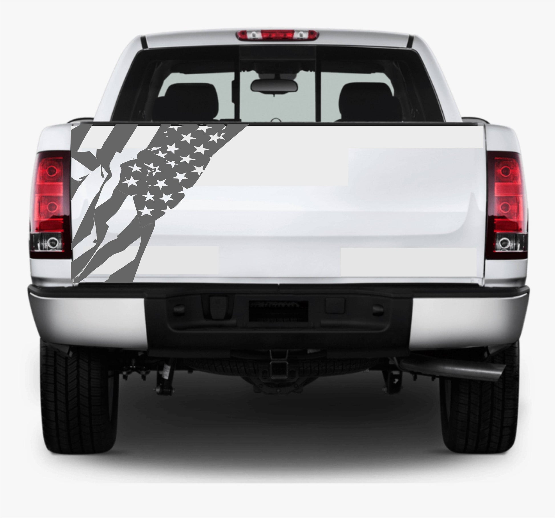 Distressed American Flag Decal Stickers | Patriotic Vinyl Decal for Any Trucks, SUV's, Vans, Tailgates, Bumpers...