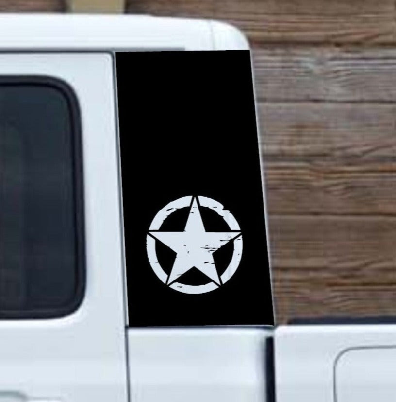 jeep gladiator decals military star decal sticker