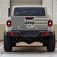 Jeep Gladiator Decal  Gladiator Tailgate Decal Mountain Silhouette American Flag Decal