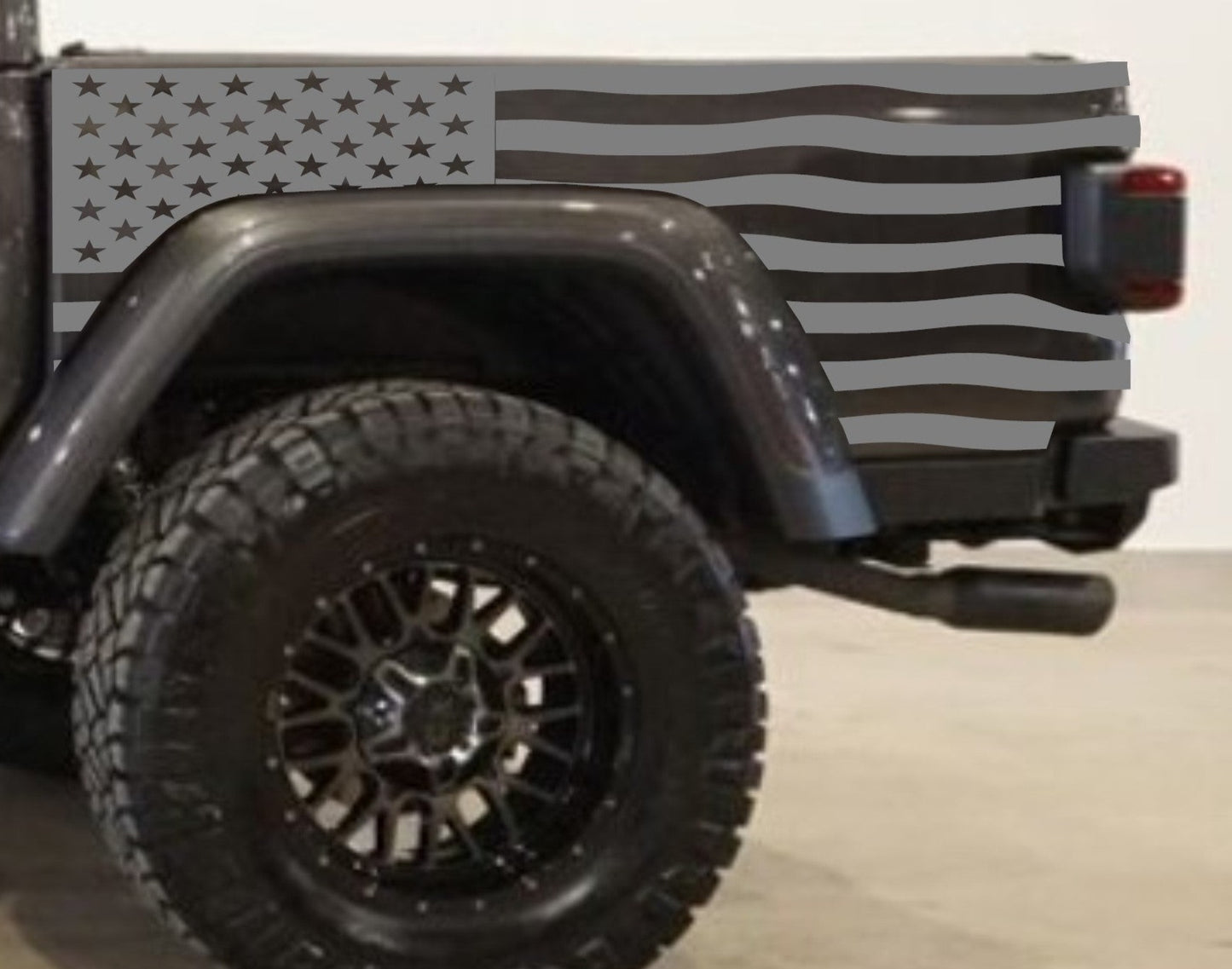 Set of American Flag Decal Patriotic Decal for Jeep Gladiator | Gladiator Truck Bed
