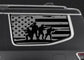 jeep wagoneer rear side windows American Flag decals car stickers