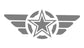 Military Star Hood Decal Sticker for Jeep Wrangler JL, JK, Gladiator, Trucks, Cars, SUV's