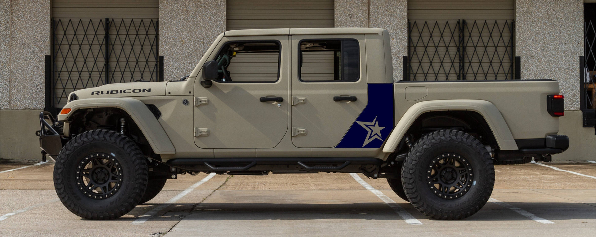 military star decals  car stickers for jeep gladiator JT truck patriotic decals