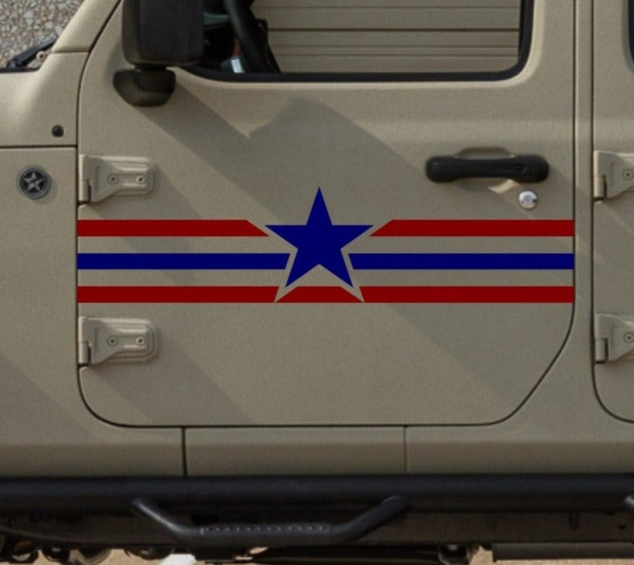 military stripes american flag decals car stickers