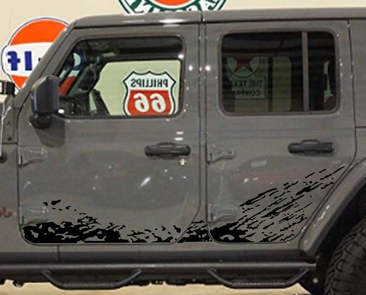 Set of Mud Splash Decals Stickers for Jeep Wrangler JL/JK 4-Door – US ...