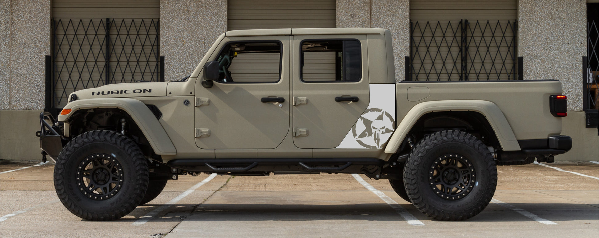 Punisher Military Star Decals Car Stickers For Jeep Gladiator Truck
