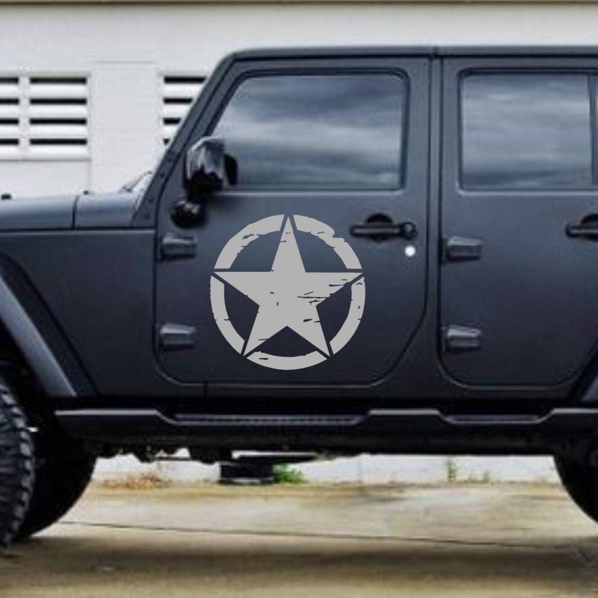 Military Star Decals for Trucks, Jeeps, Cars, SUVs | Sizes Available