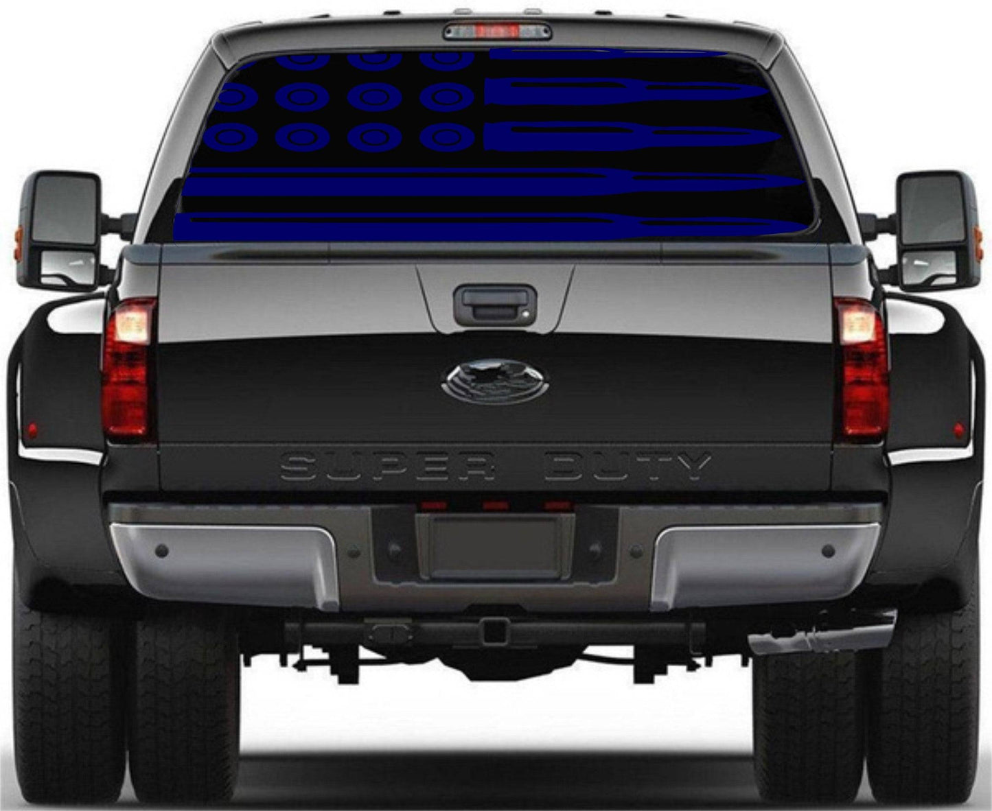 2nd Amendment Rights Gun Rights American Flag Decal Stickers Patriotic Vinyl Decal Inspired Bullets for Any Trucks, SUV's Rear Window