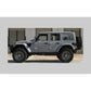 SET OF AMERICAN FLAG KNEELING SOLDIER VINYL DECALS FOR JEEP WRANGLER JL 4-DOOR REAR SIDE WINDOWS