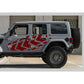 Set of Tire Tracks Decals For Jeep Wrangler JL 4-Door