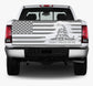 Distressed American Flag Decal Stickers "Don't Tread On Me" Patriotic Vinyl Decal for Any Trucks, SUV's, Vans, Tailgates, Bumpers...