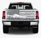 Distressed American Flag Decal Stickers Mountain Silhouette Patriotic Vinyl Decal for Any Trucks, SUV's, Vans, Tailgates, Bumpers...