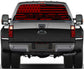"We The People" Distressed American Flag Decal Stickers Patriotic Vinyl Decal for Any Trucks, SUV's Rear Window