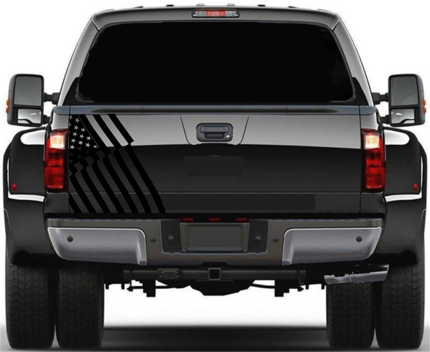 1 pc American Flag Decal Stickers Patriotic Fits Any Truck Tailgate (FORD, CHEVY, GMC, RAM, TOYOTA, JEEP, etc.)