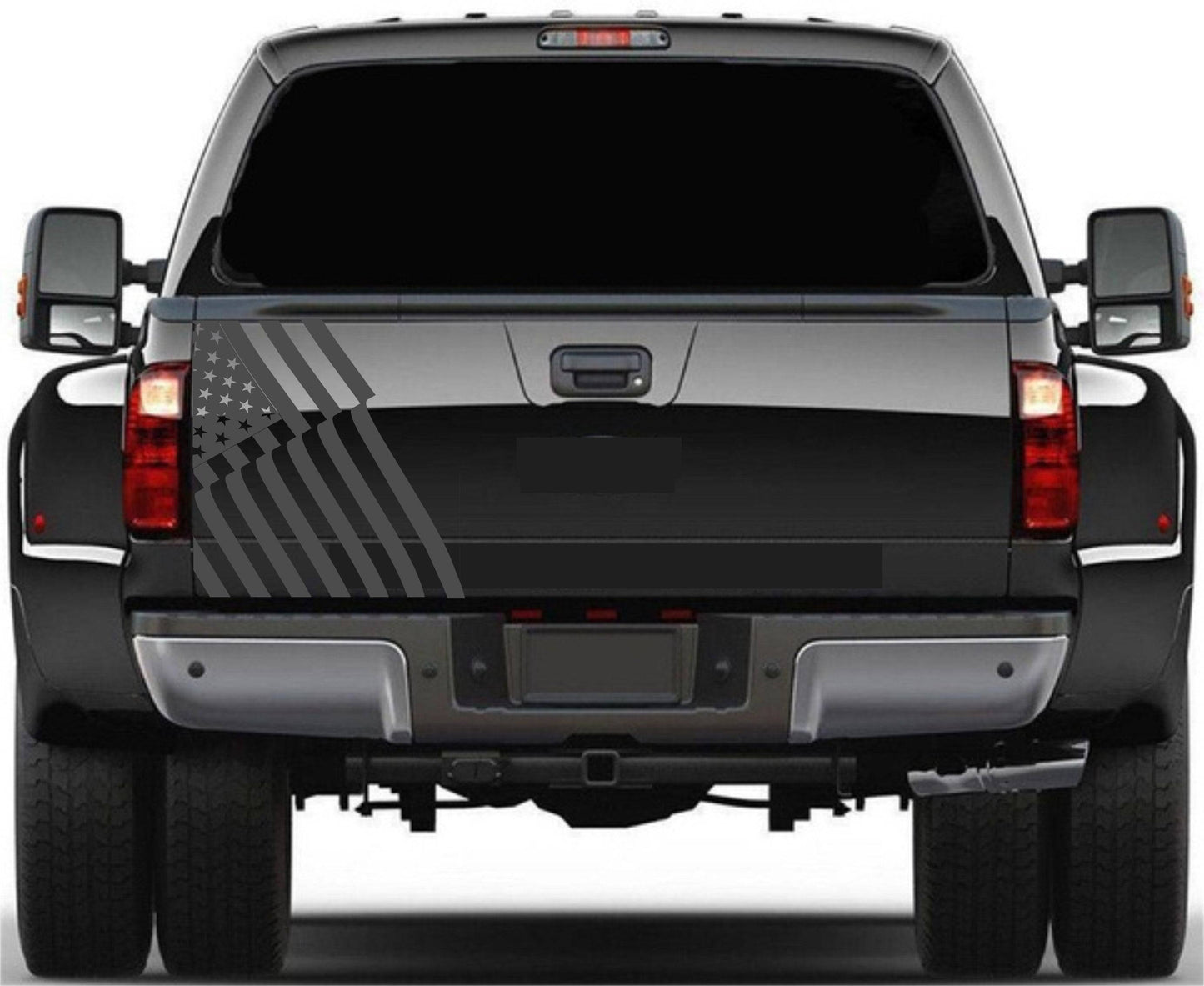 1 pc American Flag Decal Stickers Patriotic Fits Any Truck Tailgate (FORD, CHEVY, GMC, RAM, TOYOTA, JEEP, etc.)