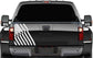 Distressed American Flag Decal Stickers Patriotic Fits Any Truck Tailgate. Sizes Available.