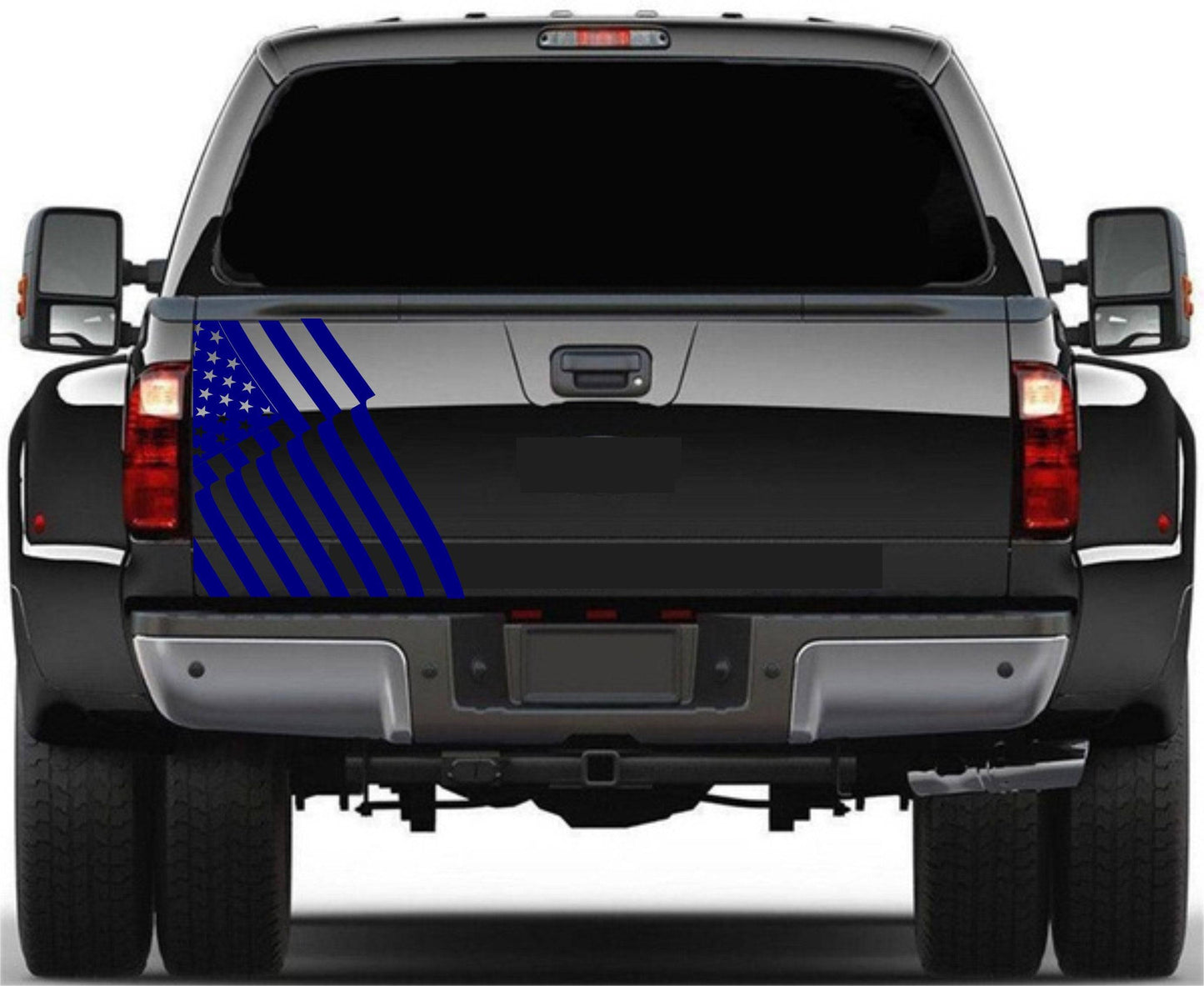 1 pc American Flag Decal Stickers Patriotic Fits Any Truck Tailgate (FORD, CHEVY, GMC, RAM, TOYOTA, JEEP, etc.)