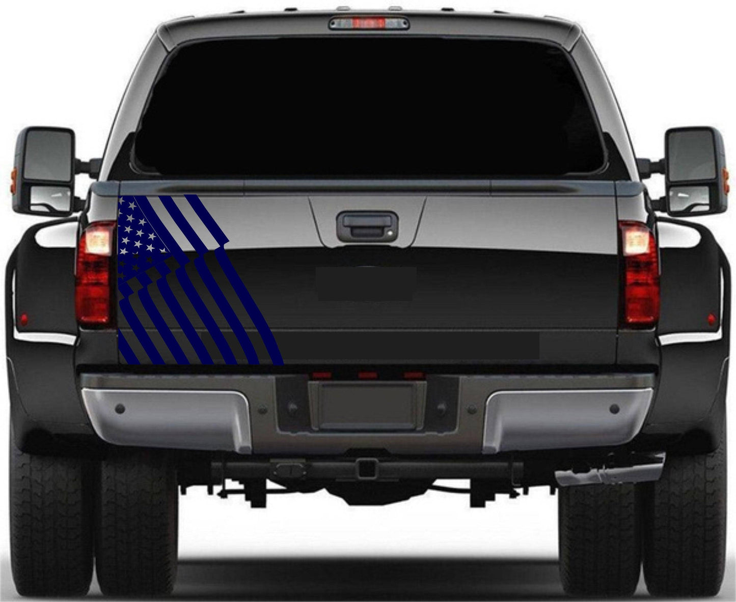 1 pc American Flag Decal Stickers Patriotic Fits Any Truck Tailgate (FORD, CHEVY, GMC, RAM, TOYOTA, JEEP, etc.)