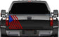 1 pc American Flag Decal Stickers Patriotic Fits Any Truck Tailgate (FORD, CHEVY, GMC, RAM, TOYOTA, JEEP, etc.)