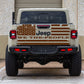 Jeep Gladiator Tailgate "We The People" Distressed American Flag Decal Sticker